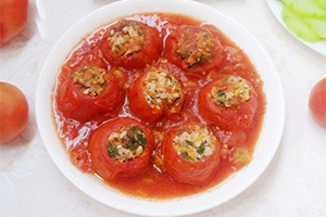 Cà chua nhồi thịt thanh nhẹ mà đủ chất