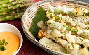 Tempura Măng tây với vị ngon khó cưỡng dành cho mẹ ngày đầu...
