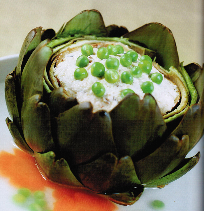 canh atiso nhi dau phu